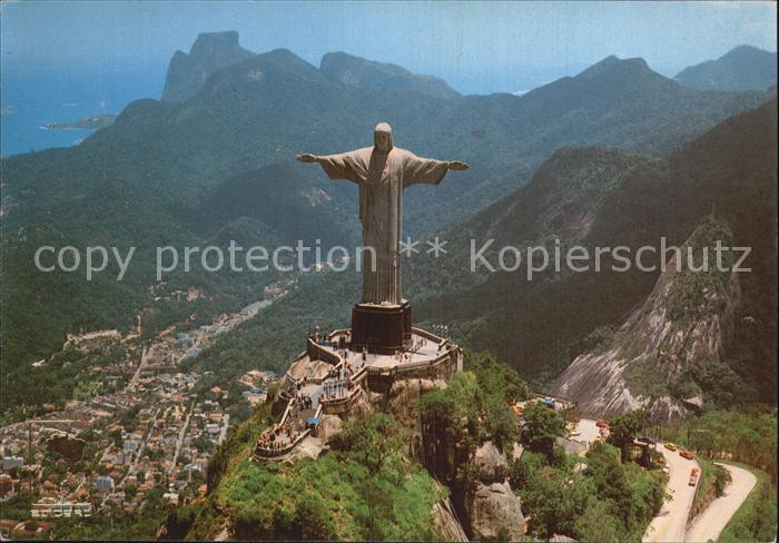 Rio de Janeiro Vista aerea Cristo Redentor