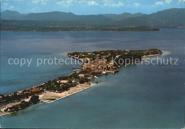 Sirmione Lago di Garda Fliegeraufnahme