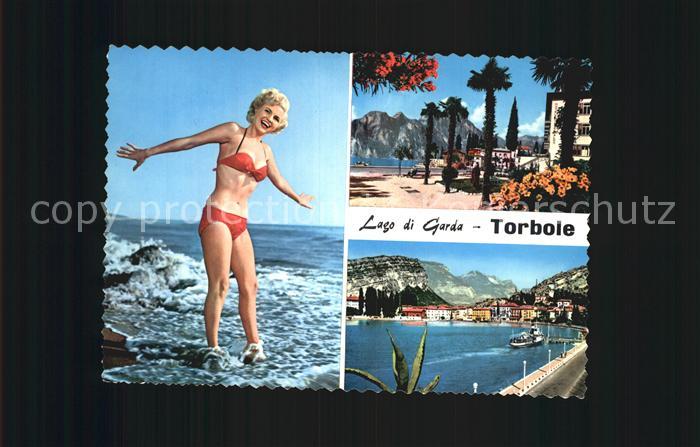 Torbole Lago di Garda Strand Hafenpartie