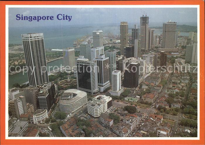 Singapore Harbour City Area Air view