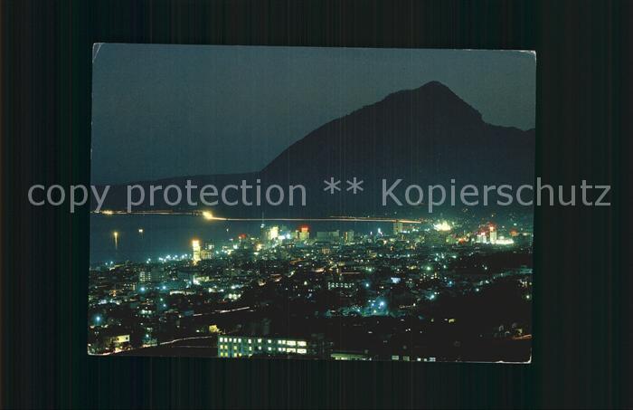 Beppu City and Mt Takasaki at night
