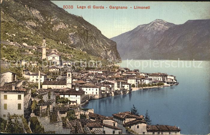 Gargnano Lago di Garda Teilansicht Limoneti