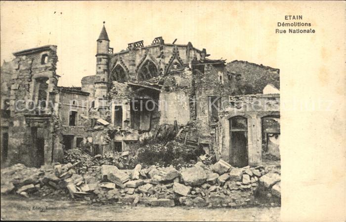 Etain Demolitions Rue Nationale