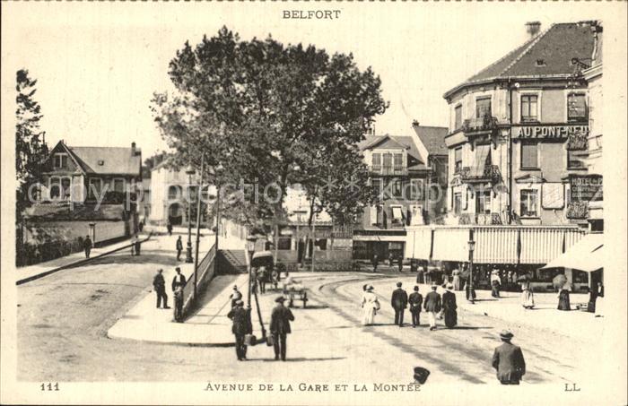 Belfort-du-Quercy Avenue de la Gare et La Montee