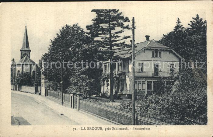 La Broque Bas Rhin Sanatorium