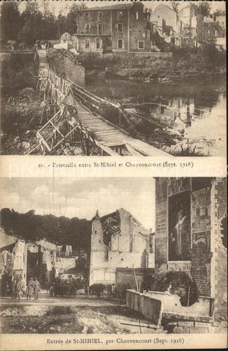 St Mihel Pasarelle Ruinen