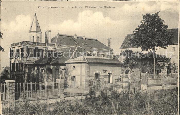 Champcenest Un coin du Chateau des Minimes