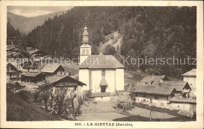 La Giettaz Teilansicht Kirche