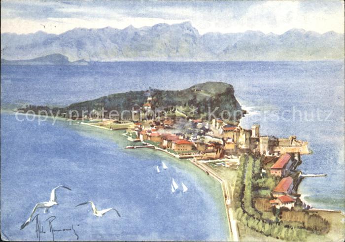 Sirmione Lago di Garda Gesamtansicht
