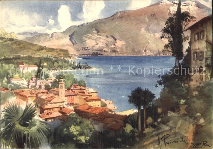 Riva del Garda Panorama mit Monte Baldo