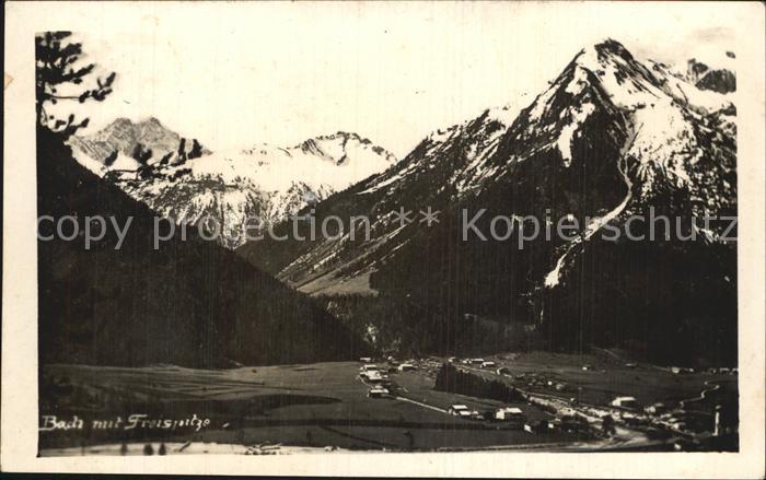 Bach Tirol Panorama mit Freispitze Lechtaler Alpen