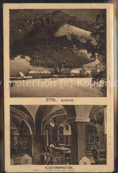 Ettal Kloster mit Klosterbraustübl