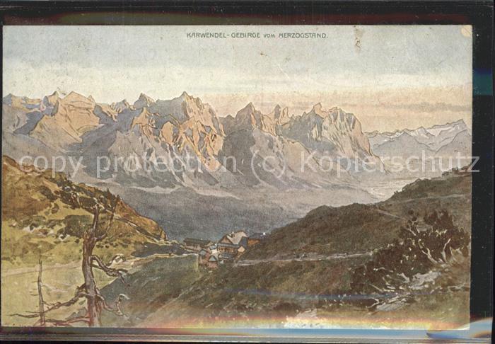 Mittenwald Karwendel Tirol mit Karwendel-Gebirge