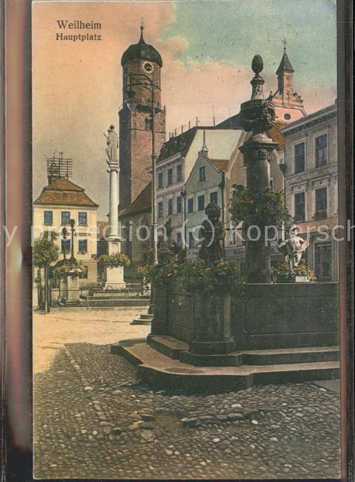 Weilheim Hauptplatz
