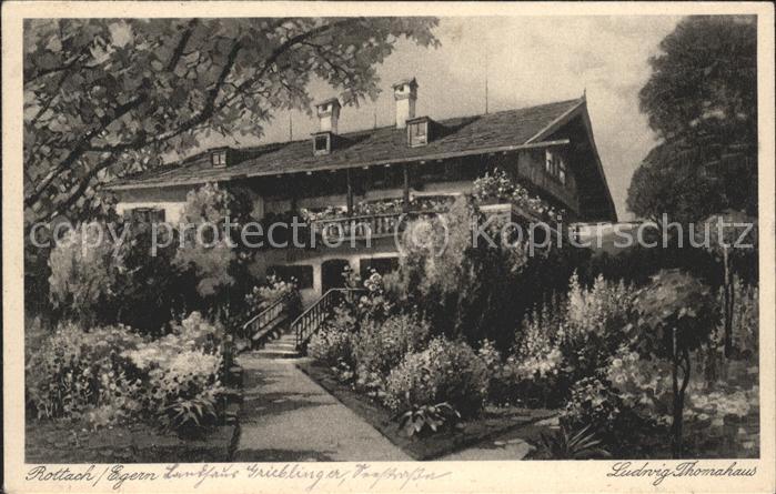 Rottach-Egern Ludwig Thoma Haus