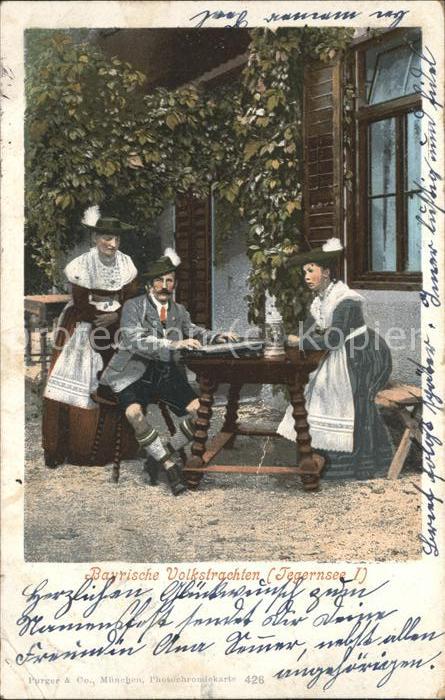 Tegernsee Bayern Bayrische Volkstrachten