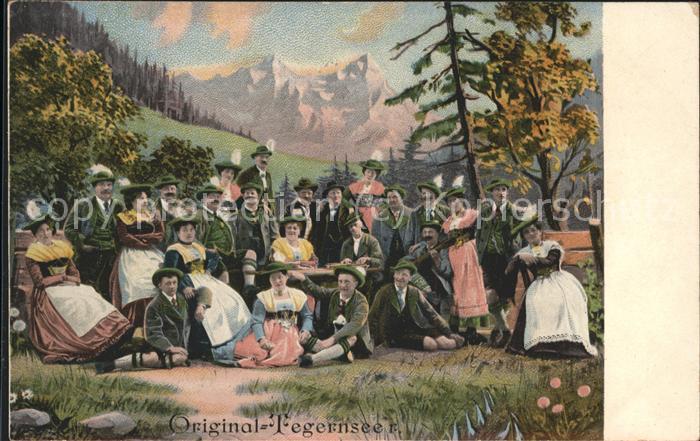 Tegernsee Bayern Original Tegernseer Trachten