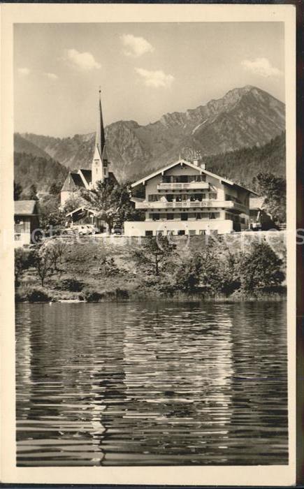 Bad Wiessee Pension Steinbrecherhof Kirche Tegernse