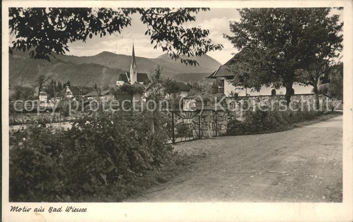 Bad Wiessee Ortsansicht mit Kirche Bade- und Luftku
