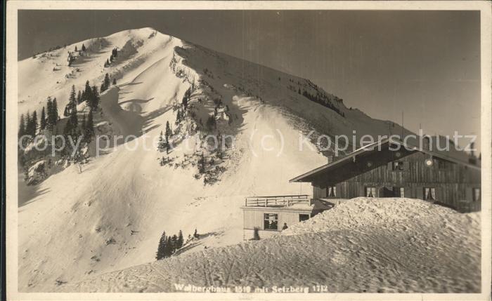 Rottach-Egern Unterkunftshaus Wallberghaus mit Setzbe