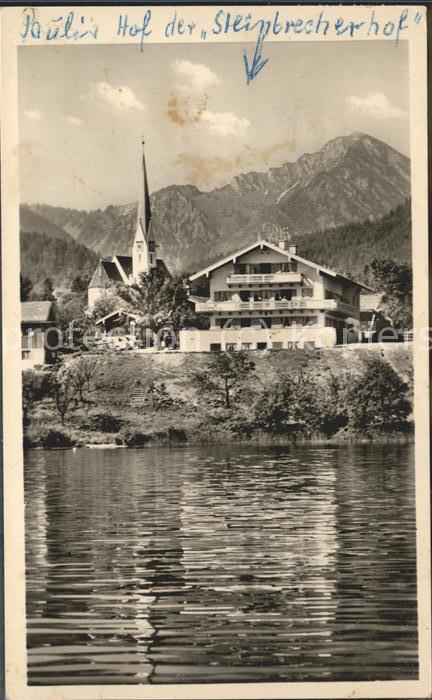 Bad Wiessee Pension Steinbrecherhof Kirche Tegernse