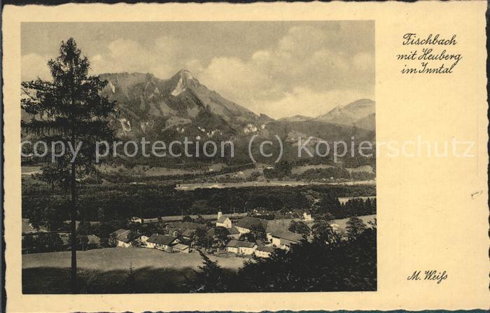 Fischbach Inn Panorama Inntal mit Heuberg Chiemgauer