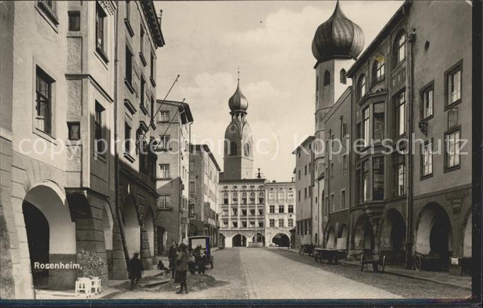Rosenheim Bayern Heiliggeiststrasse Heiliggeistkirche Ni