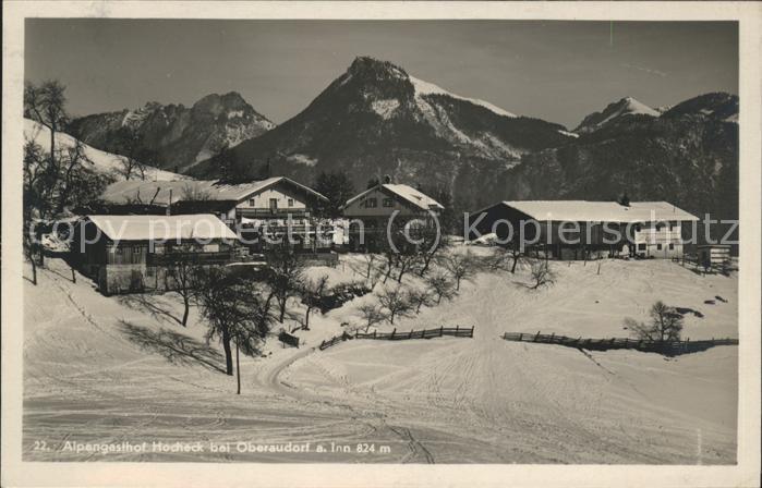 Oberaudorf Alpengasthof Hocheck Bayerische Alpen