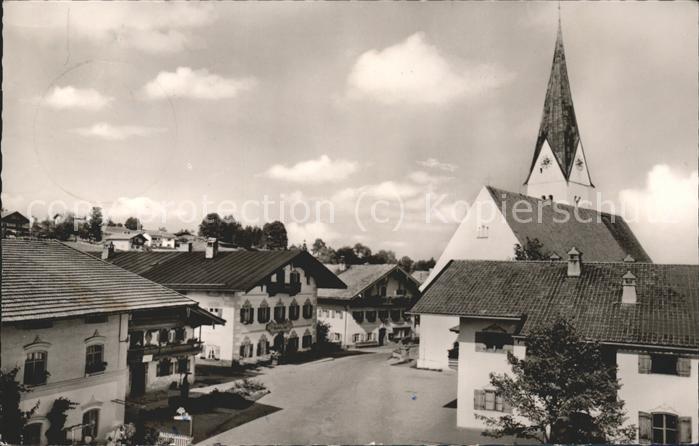 Toerwang Ortsansicht mit Kirche Altbayerisches G