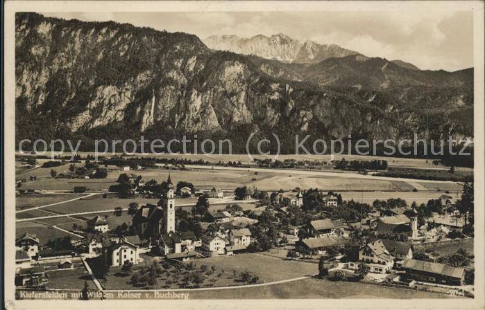 Kiefersfelden Blick vom Buchberg Wilder Kaiser