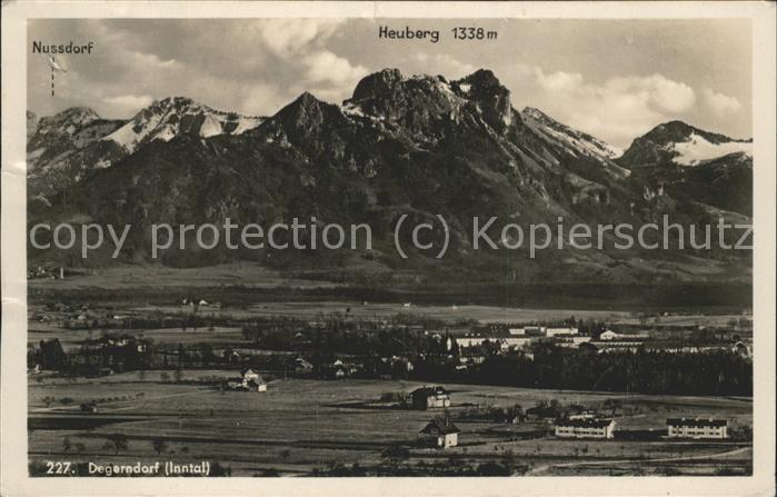 Degerndorf Inn Panorama Inntal mit Heuberg Chiemgauer