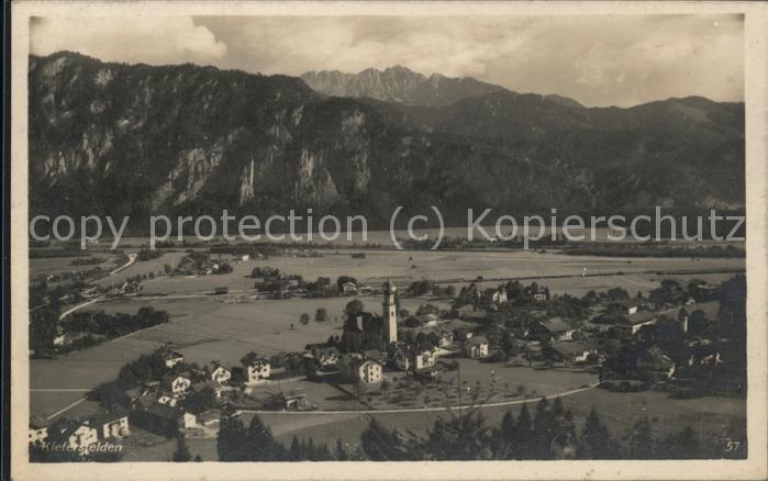 Kiefersfelden Panorama Inntal mit Kaisergebirge