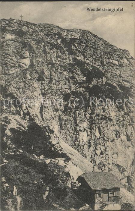 Brannenburg Wendelsteingipfel Berghütte Gipfelkreuz