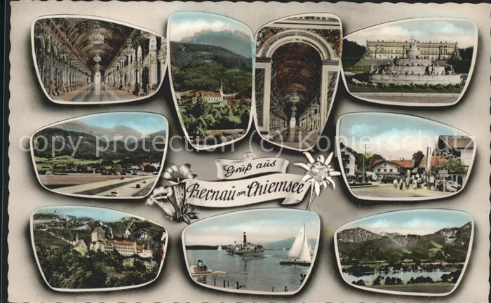 Bernau Chiemsee Teilansichten Sehenswürdigkeiten Schlos