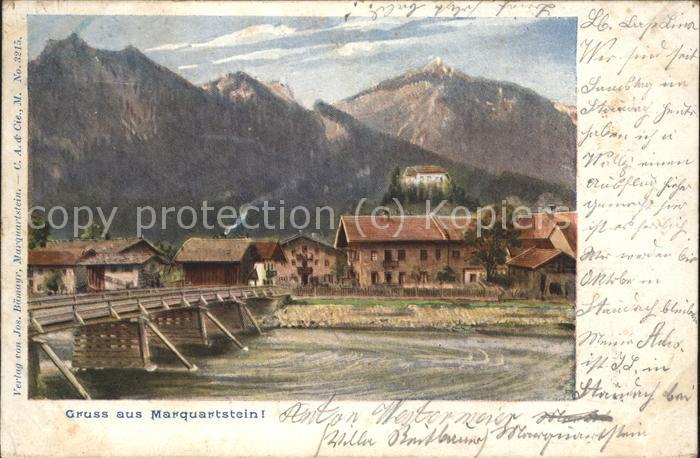 Marquartstein Brücke Bayerische Alpen