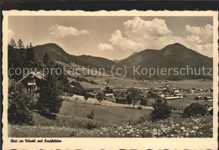 Reit Winkl mit Endfelden Alpenpanorama