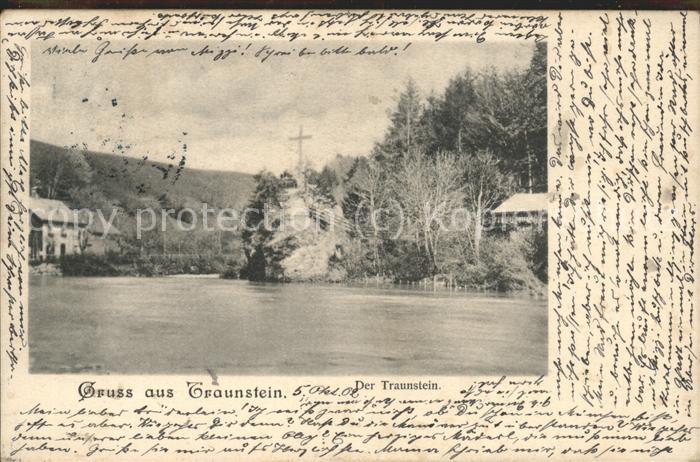 Traunstein Oberbayern Der Traunstein Kreuz