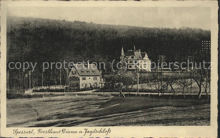 Rohrbrunn Forsthaus Diana und Jagdschloss