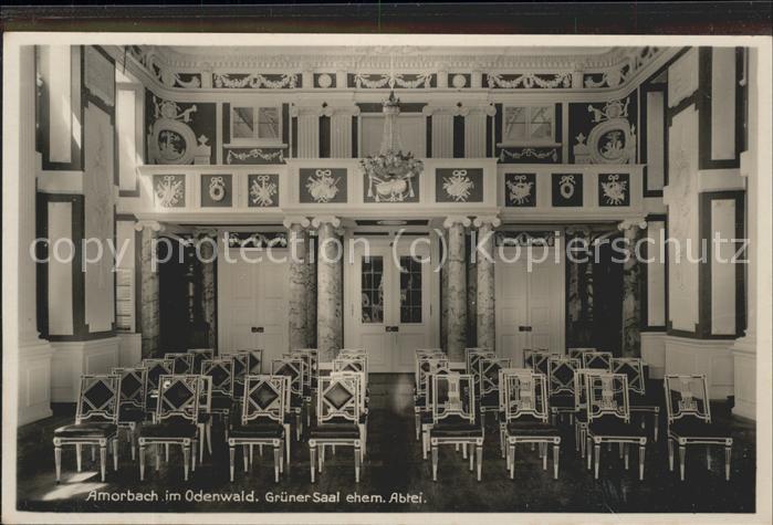 Amorbach Miltenberg Grüner Saal ehemalige Abtei