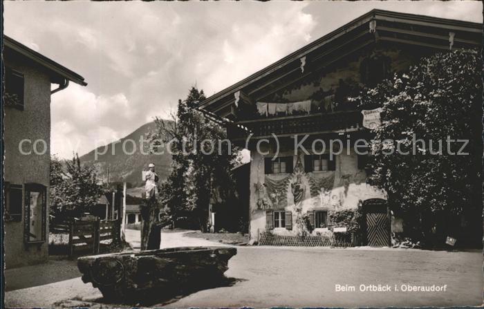 Oberaudorf Beim Ortbäck Brunnen