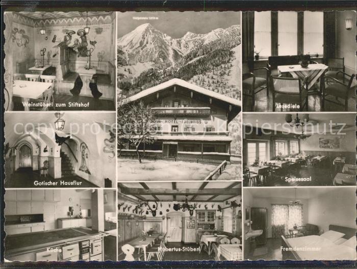 Schleching Alpenhotel Pension Edelweiss Weinstüber