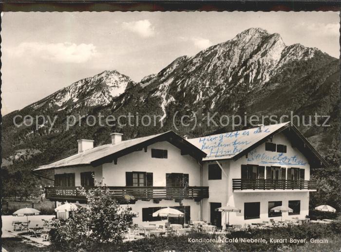 Bayerisch Gmain Konditorei Cafe Nieberle