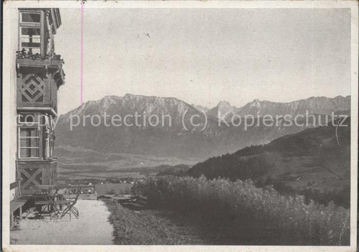 Oberaudorf Panorama mit Alpenblick