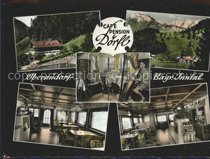 Oberaudorf Cafe Pension Dörfl Alpenpanorama Hausmu