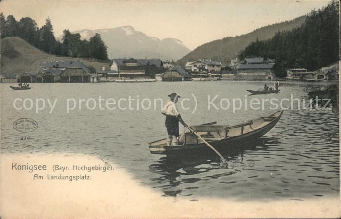 Koenigsee Berchtesgaden Am Landungsplatz