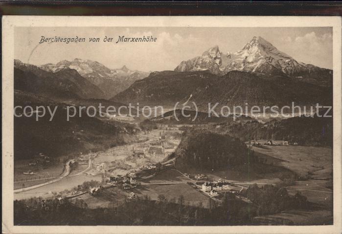 BERCHTESGADEN Bayern von der Marxenhoehe