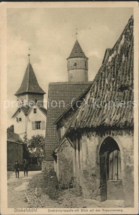 Dinkelsbuehl Dreikönig-Kapelle Kapuzinerweg