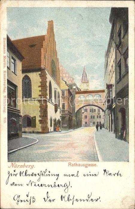 NueRNBERG  CITY Rathausgasse