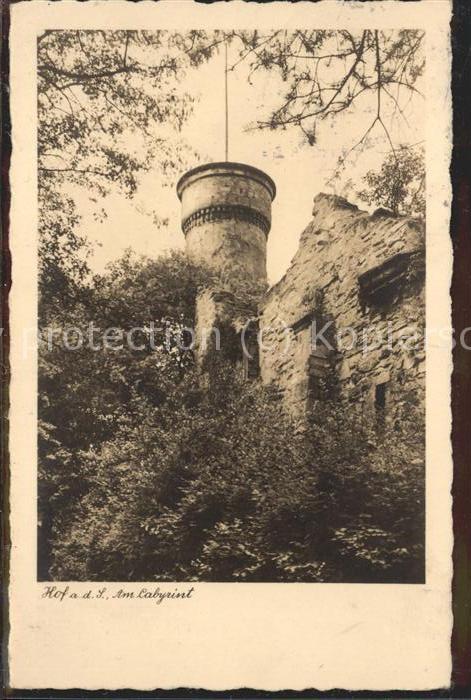 Hof Saale Partie am Labyrint