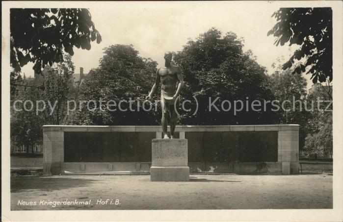 Hof Saale Neues Kriegerdenkmal